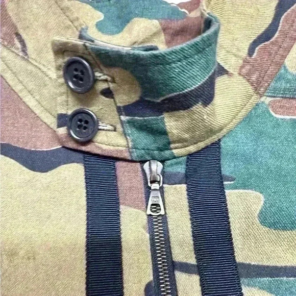 DRIES VAN NOTE Camouflage Cotton/Linen Suit - Picture 4 of 13